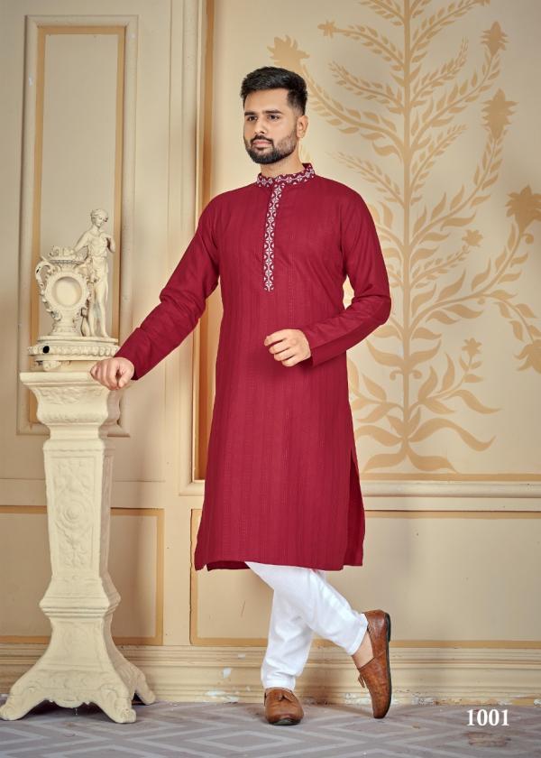 Royal Man 1001 Cotton Kurta With Payjama Collection